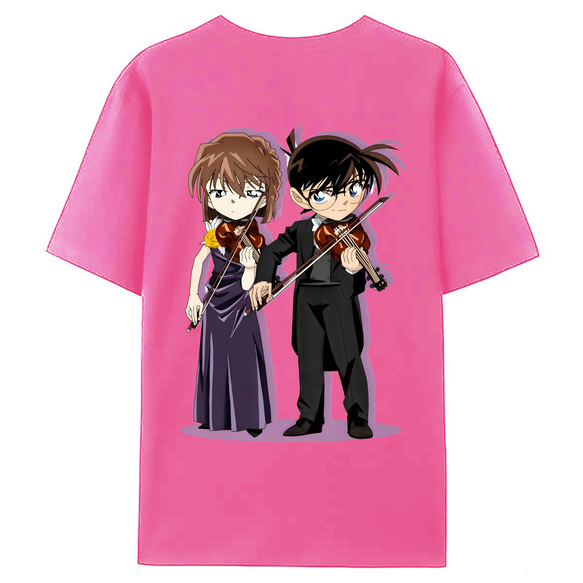 （画像用） 名探偵コナン 灰原 哀 はいばら あい Detective Conan Anita Hailey、Vi Graythorn Haibara Ai レディース半袖Tシャツ(バックプリント)